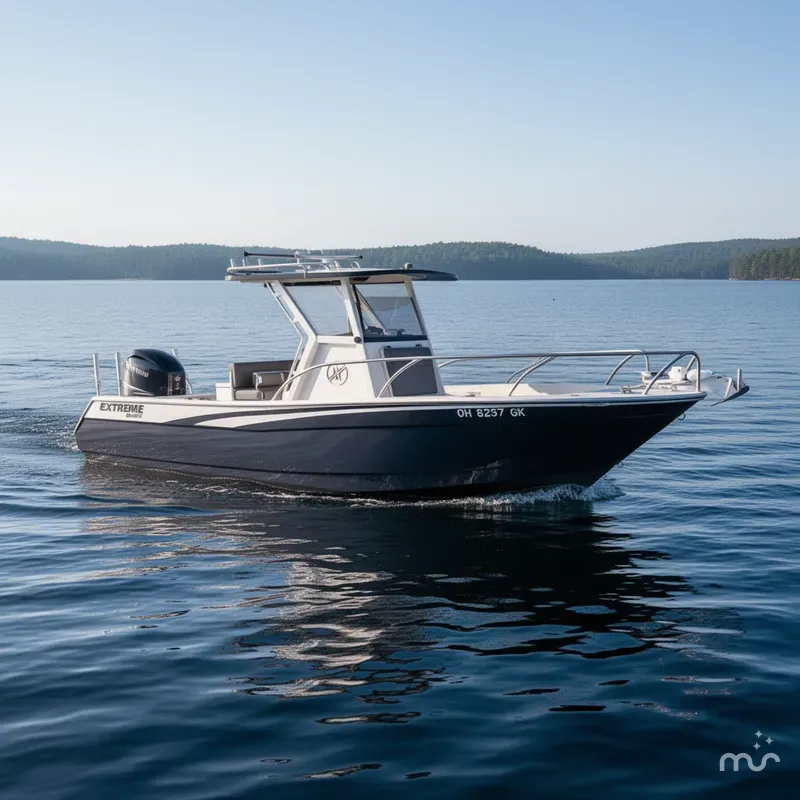 Slide: The Image of Extreme Boats 745 Center Console 2021 - 0