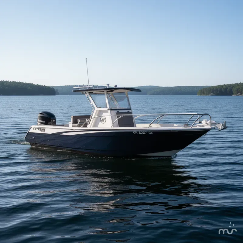 Slide: The Image of Extreme Boats 745 Center Console 2021 - 1