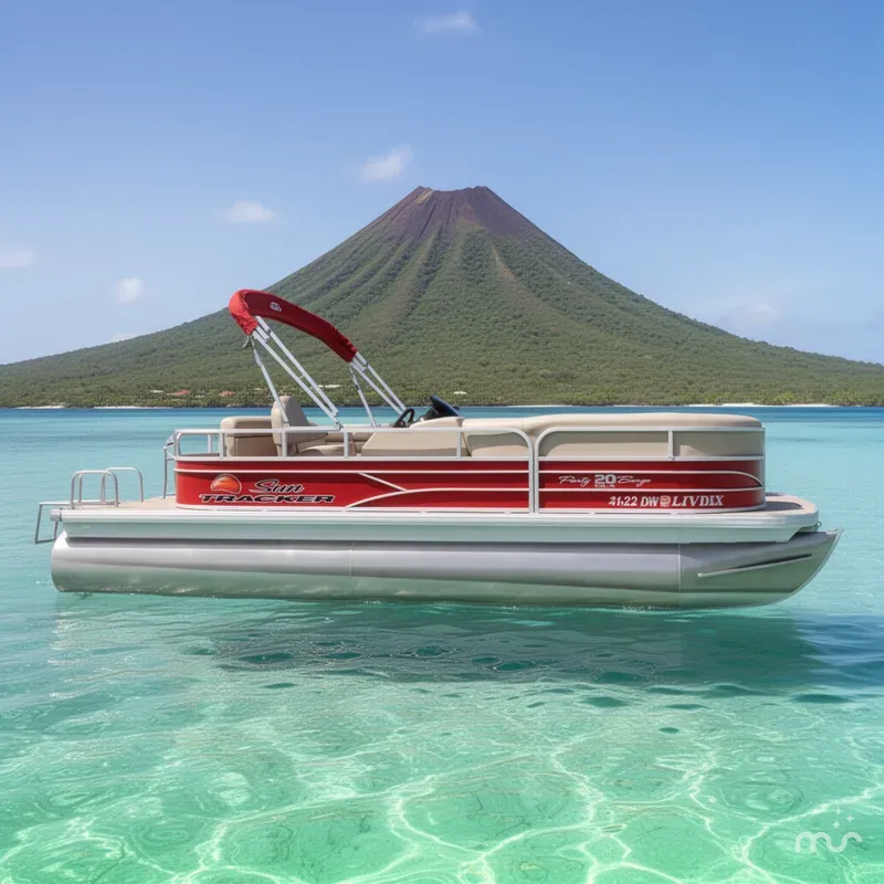Slide: The Image of Sun Tracker Party Barge 20 DLX 2016 - 2