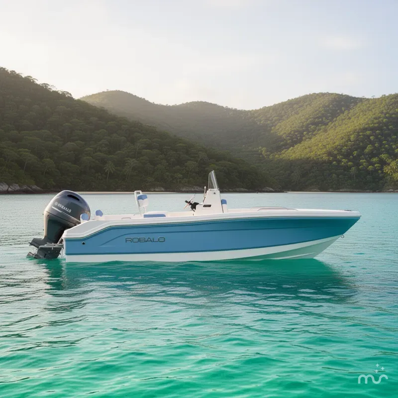 Slide: The Image of Robalo R160 Center Console 2025 - 2