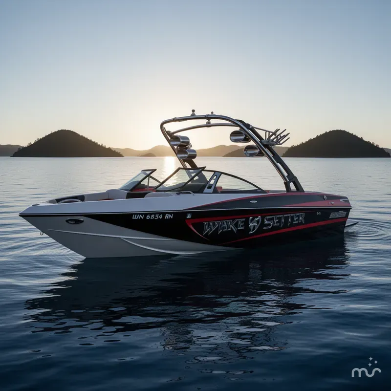 Slide: The Image of Malibu Wakesetter 21 VLX 2010 - 1