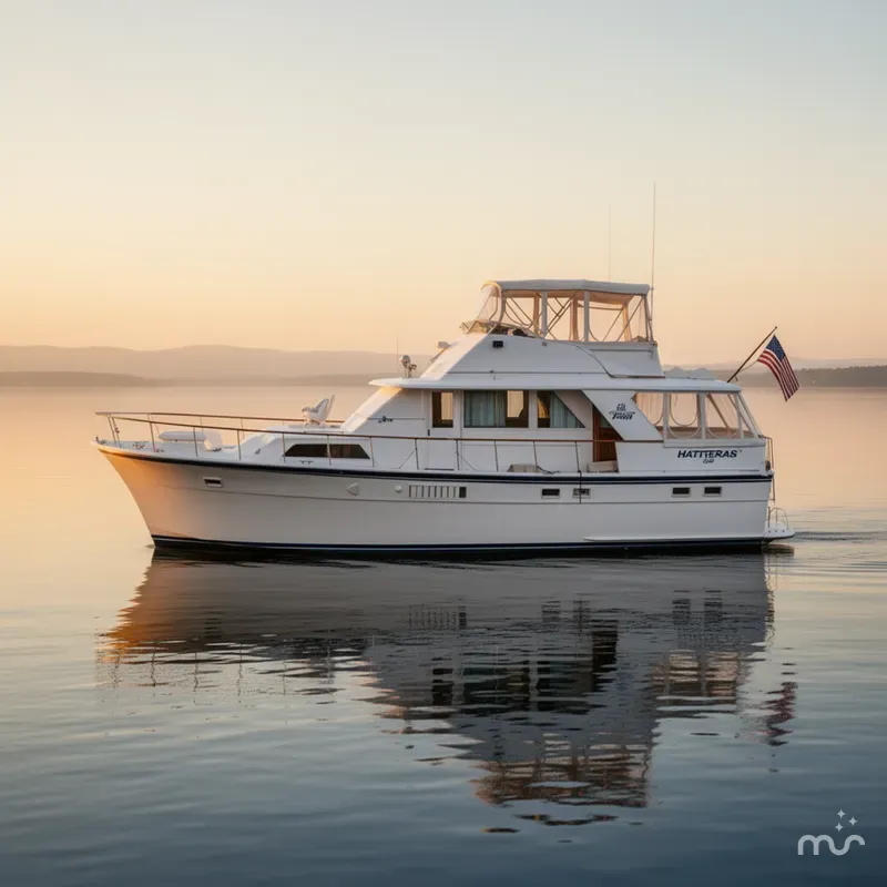 Slide: The Image of Hatteras 53 Motoryacht 1973 - 2
