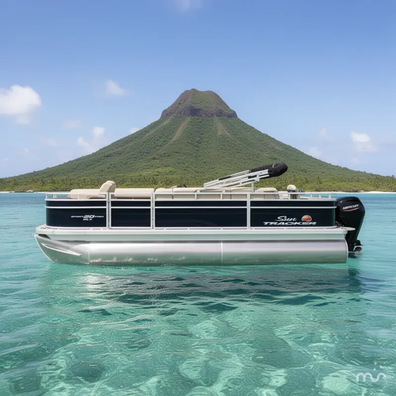 Slide: The Image of Sun Tracker SportFish 20 DLX 2025 - 2
