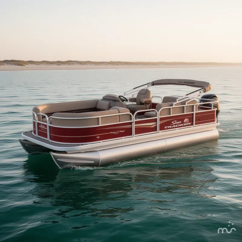 The Image of Sun Tracker Party Barge 18 DLX 2025 - 0