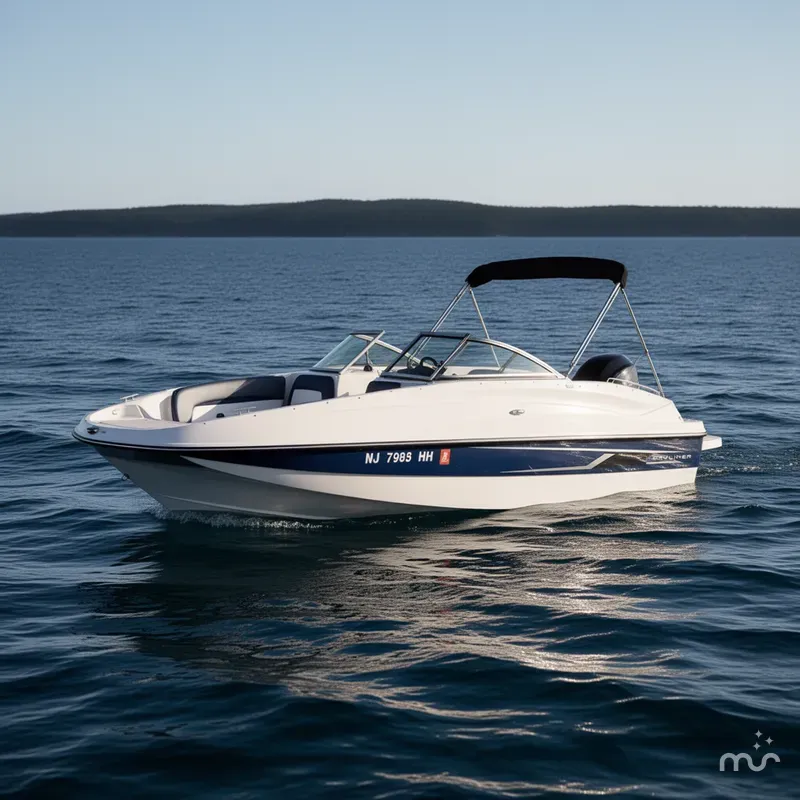 Slide: The Image of Bayliner 190 Deck Boat 2014 - 1