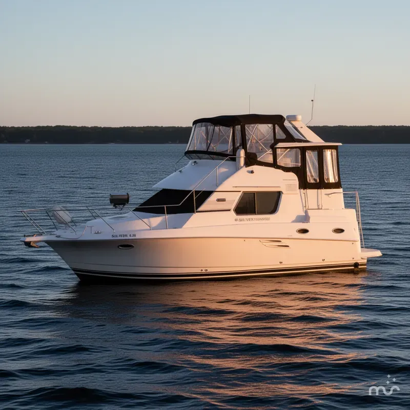 Slide: The Image of Silverton 322 Motor Yacht 2000 - 3