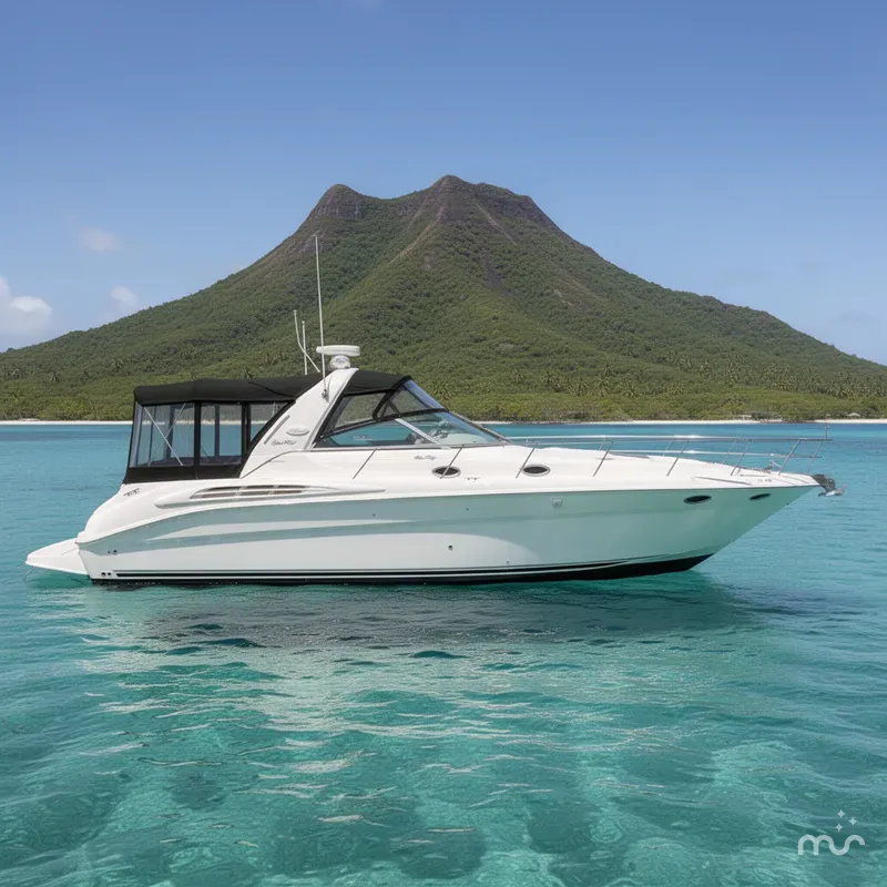 Slide: The Image of Sea Ray Sundancer 400 1999 - 2