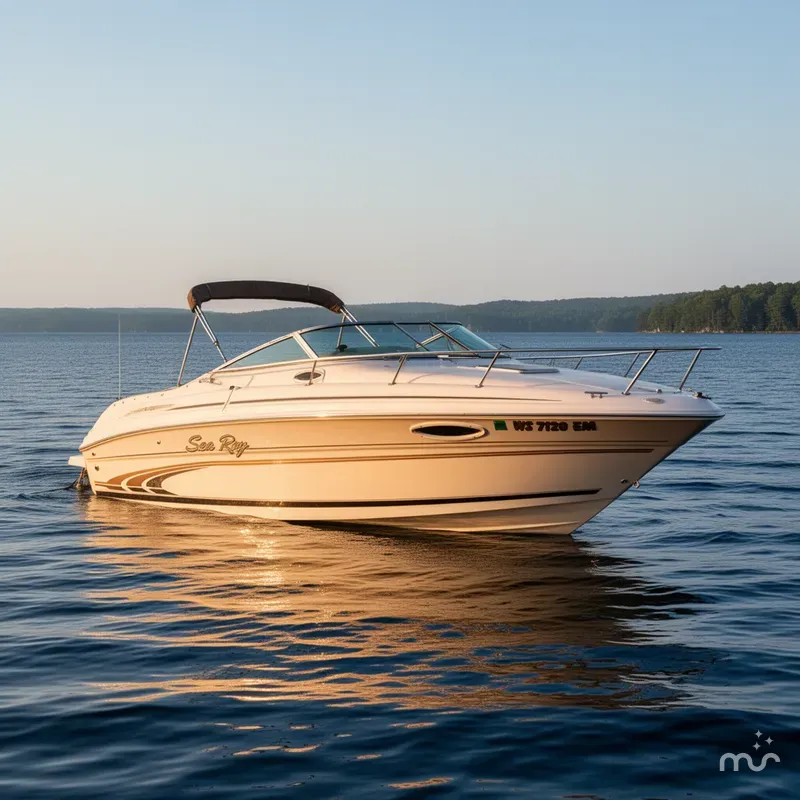 Slide: The Image of Sea Ray 215 Express Cruiser 1998 - 2