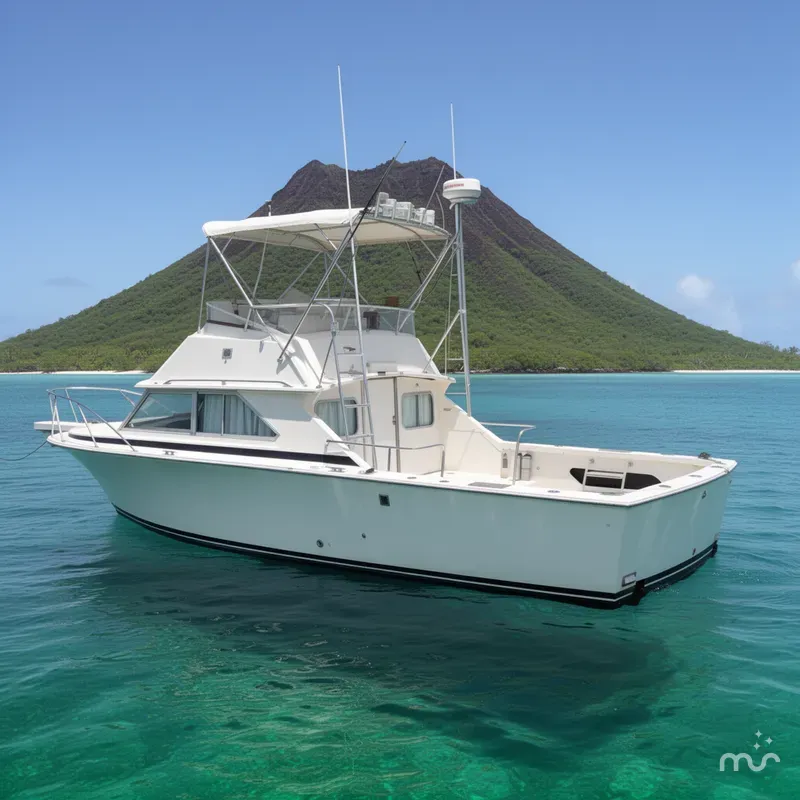 Slide: The Image of Bertram 28 Flybridge 1974 - 2