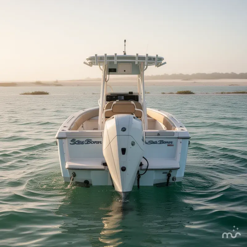 Slide: The Image of Sea Born LX26 Center Console 2021 - 2