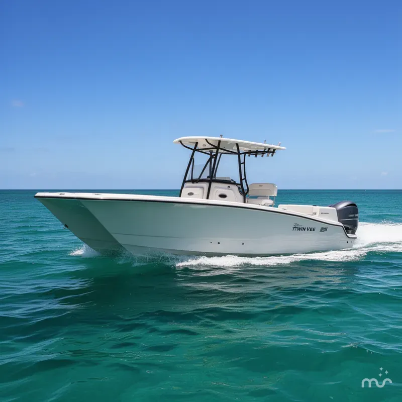 Slide: The Image of Twin Vee 240 Center Console GFX 2026 - 0