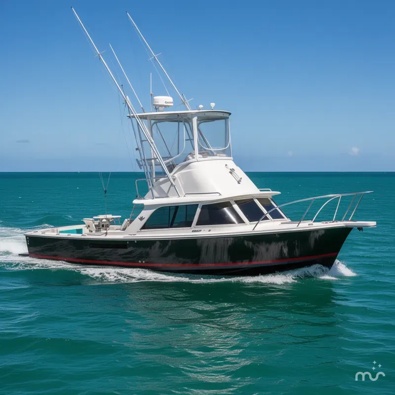 Slide: The Image of Bertram 31 Flybridge Cruiser 1979 - 0