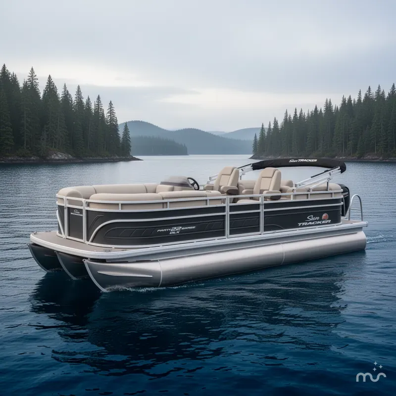 The Image of Sun Tracker Party Barge 22 DLX 2025 - 0