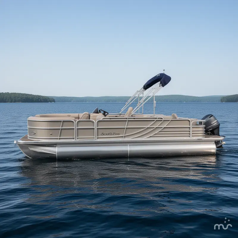 Slide: The Image of South Bay 522 FCR Pontoon 2014 - 1