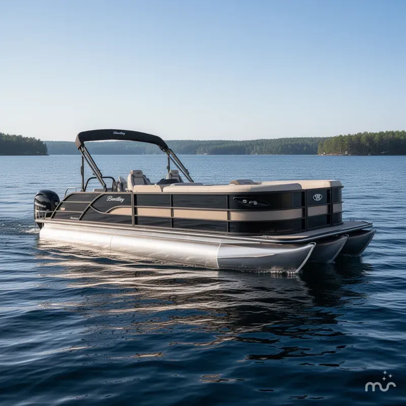 Slide: The Image of Bentley Pontoons Legacy 243 Swingback 2025 - 0