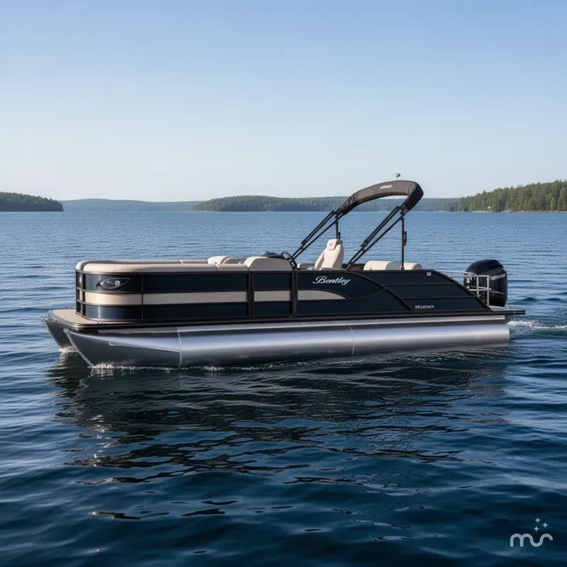 Slide: The Image of Bentley Pontoons Legacy 243 Swingback 2025 - 1