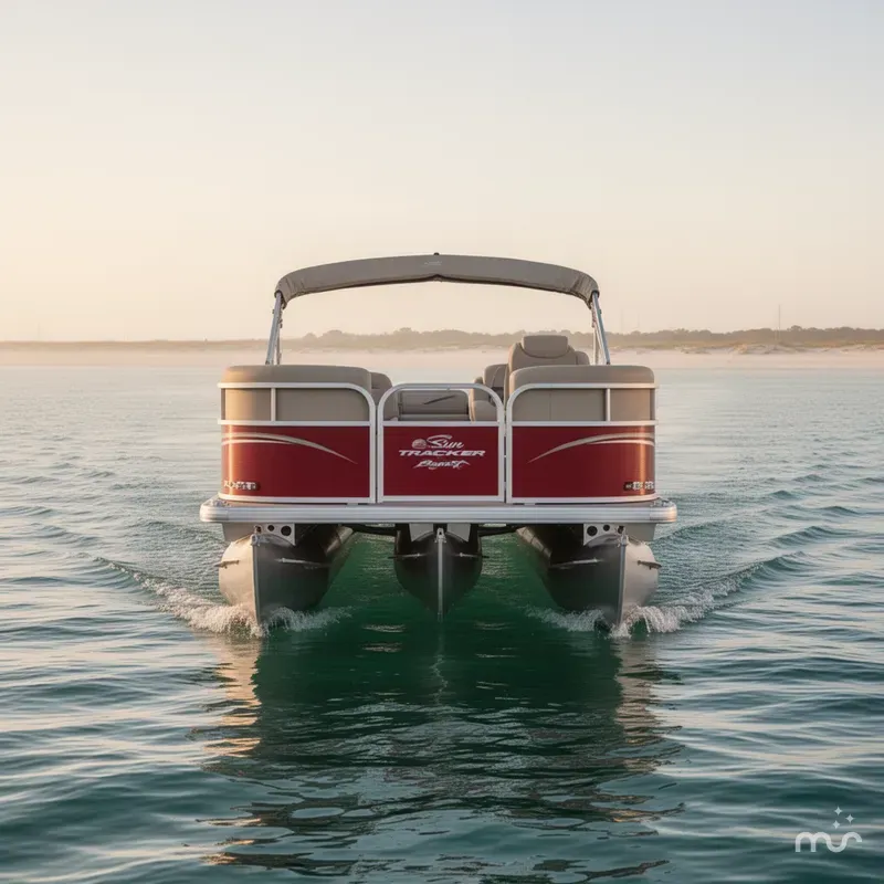 Slide: The Image of Sun Tracker Party Barge 18 DLX 2025 - 3