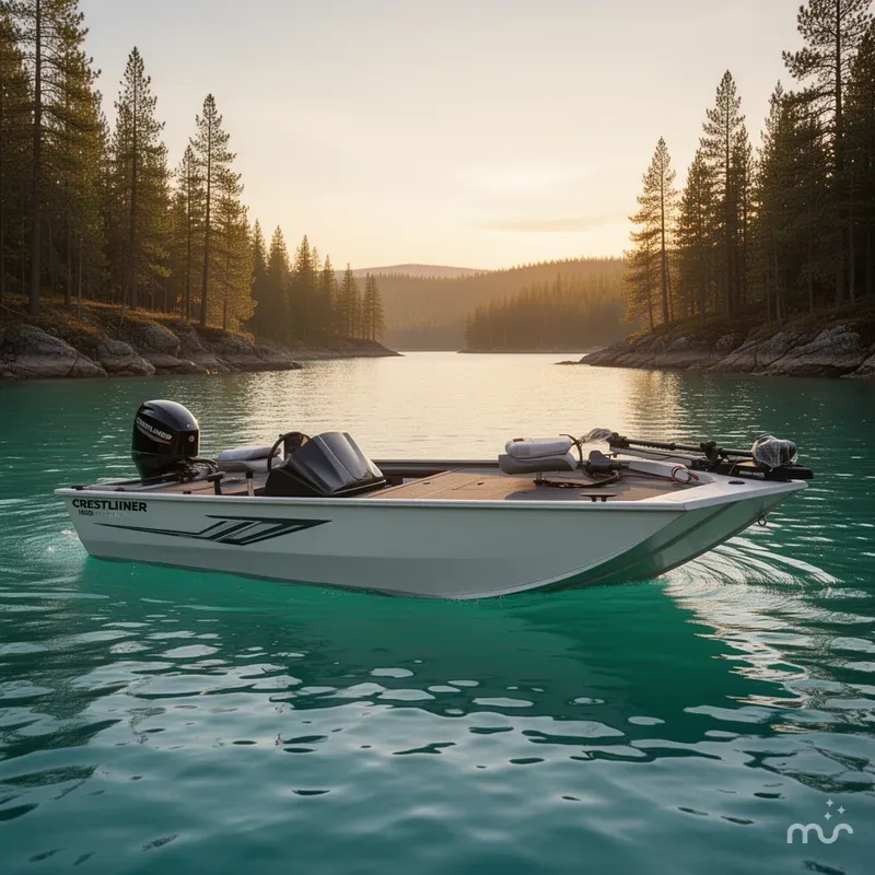 Slide: The Image of Crestliner 1600 Storm 2025 - 2