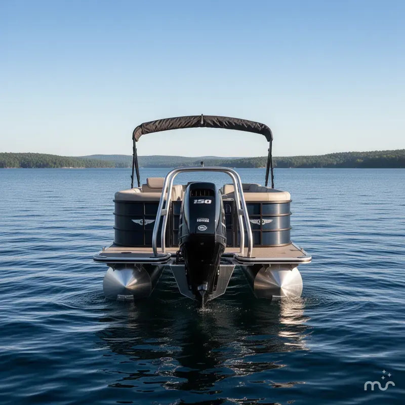 Slide: The Image of Bentley Pontoons Fish-N-Criuise 223 3/4 Tube 2025 - 1
