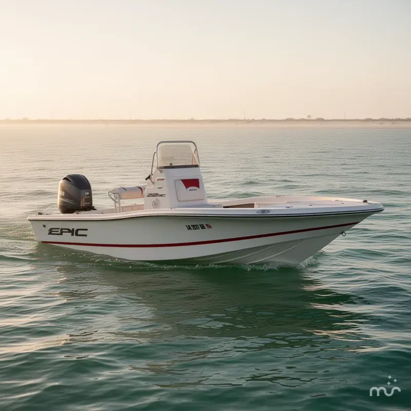 Slide: The Image of Epic 22 SC Center Console Bay Boat 2014 - 0