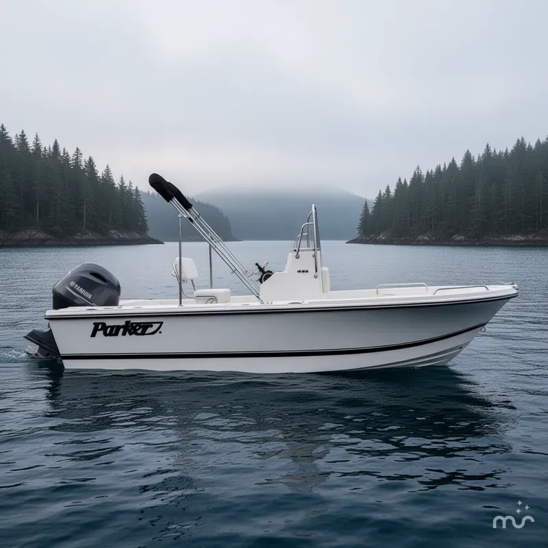 Slide: The Image of Parker Marine 1801 Center Console 2026 - 2