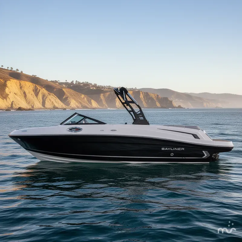 Slide: The Image of Bayliner VR Series VR6 Bowrider w/ 250HP Mercury! 2025 - 2