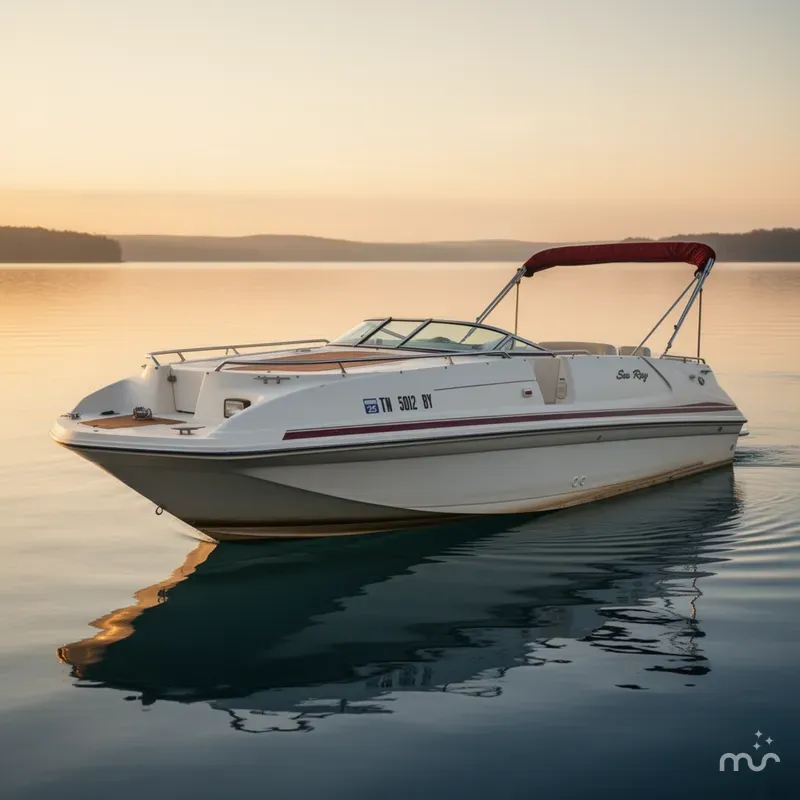 Slide: The Image of Sea Ray 240 Sundeck 1995 - 2