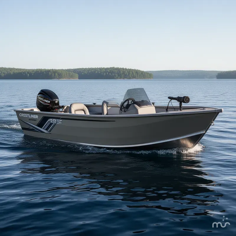 Slide: The Image of Crestliner 1650 Discovery Tiller 2023 - 2