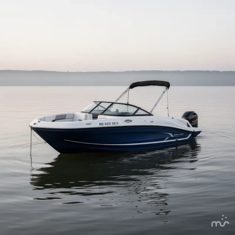Slide: The Image of Bayliner VR6 Bowrider OB 2021 - 0