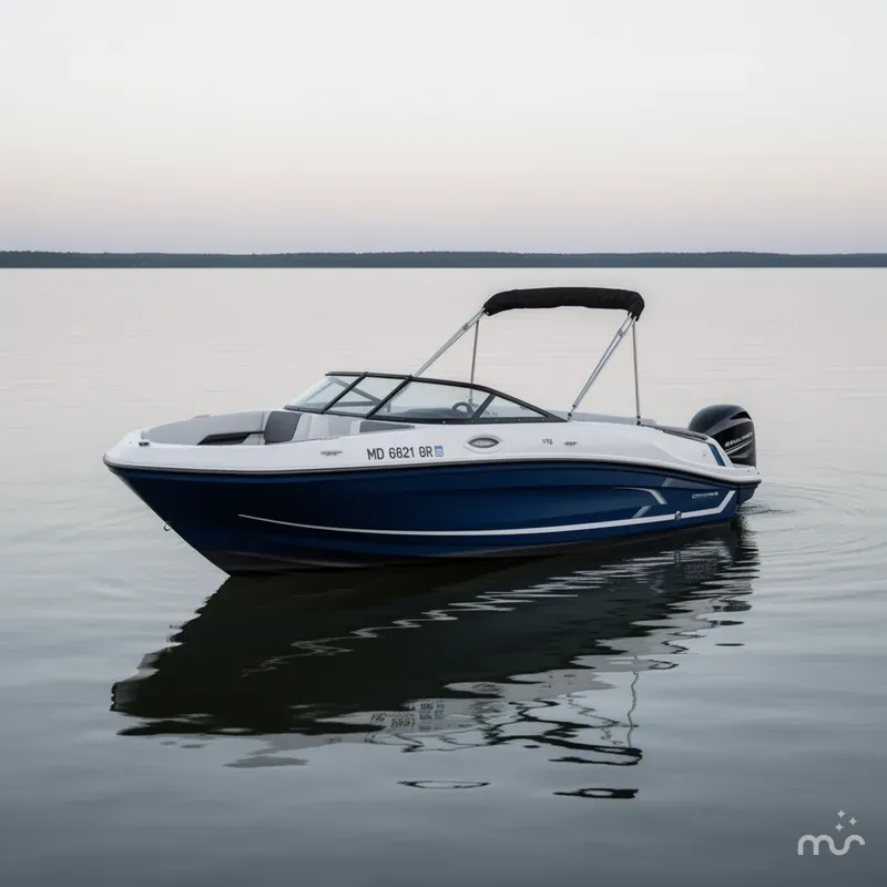 Slide: The Image of Bayliner VR6 Bowrider OB 2021 - 1