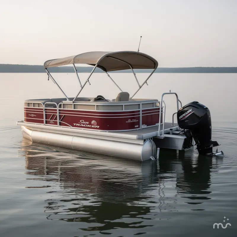 Slide: The Image of Sun Tracker Party Barge 20 DLX 2023 - 1