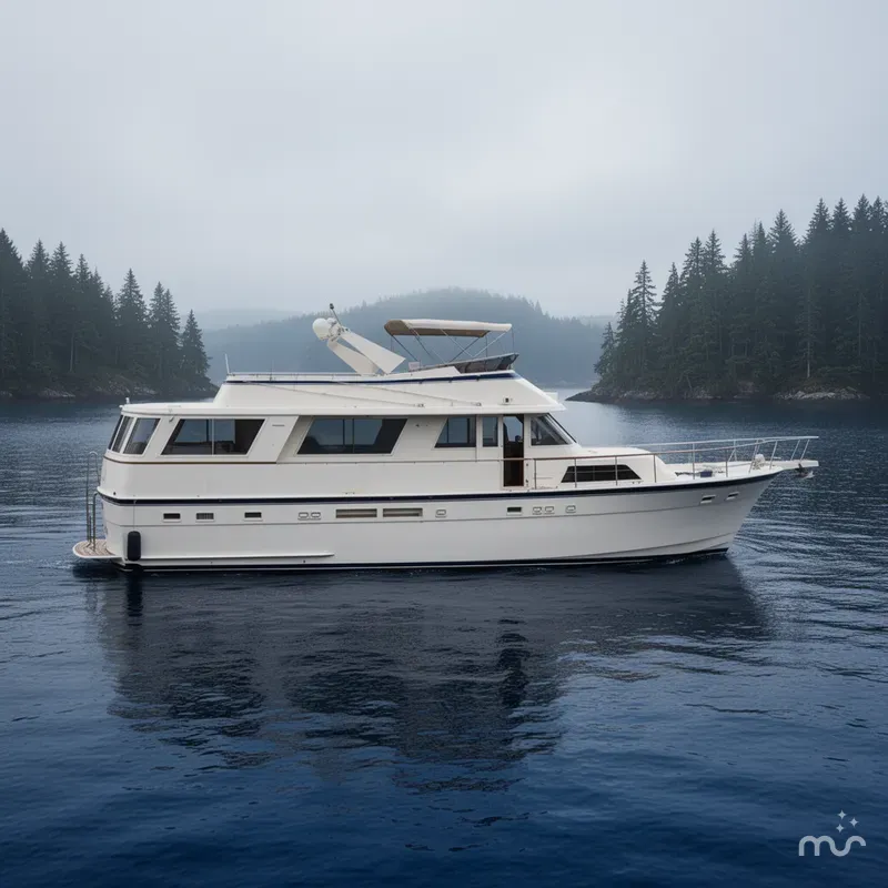 Slide: The Image of Hatteras 58 Motor Yacht 1987 - 2
