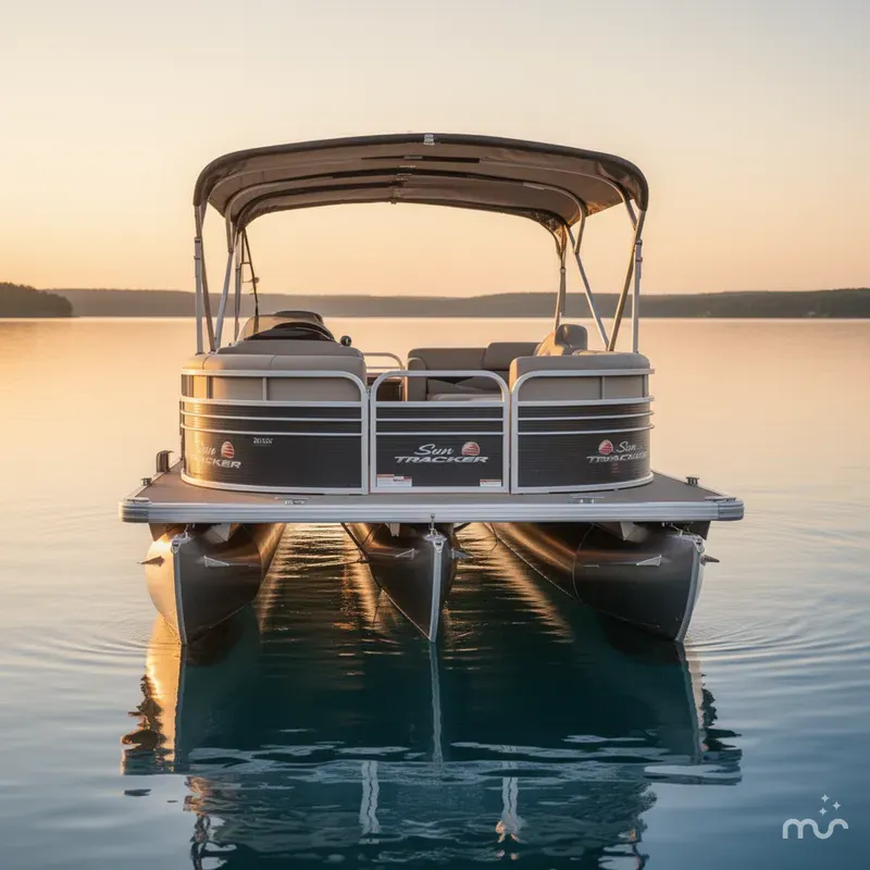 Slide: The Image of Sun Tracker Party Barge 20 DLX 2021 - 3