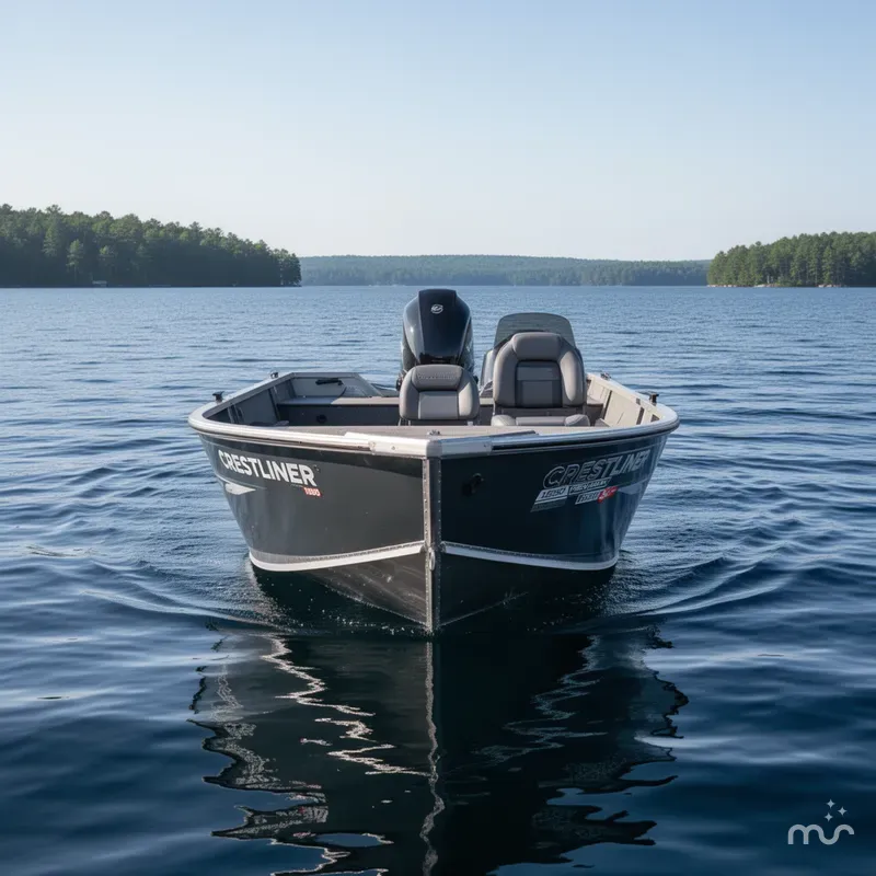 Slide: The Image of Crestliner 1850 FISH HAWK SC JUMP SEAT 2025 - 2
