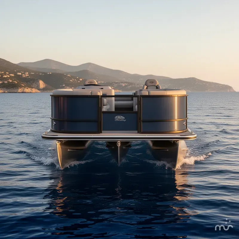 Slide: The Image of Bentley Pontoons LE 180 3 POINT 2025 - 1