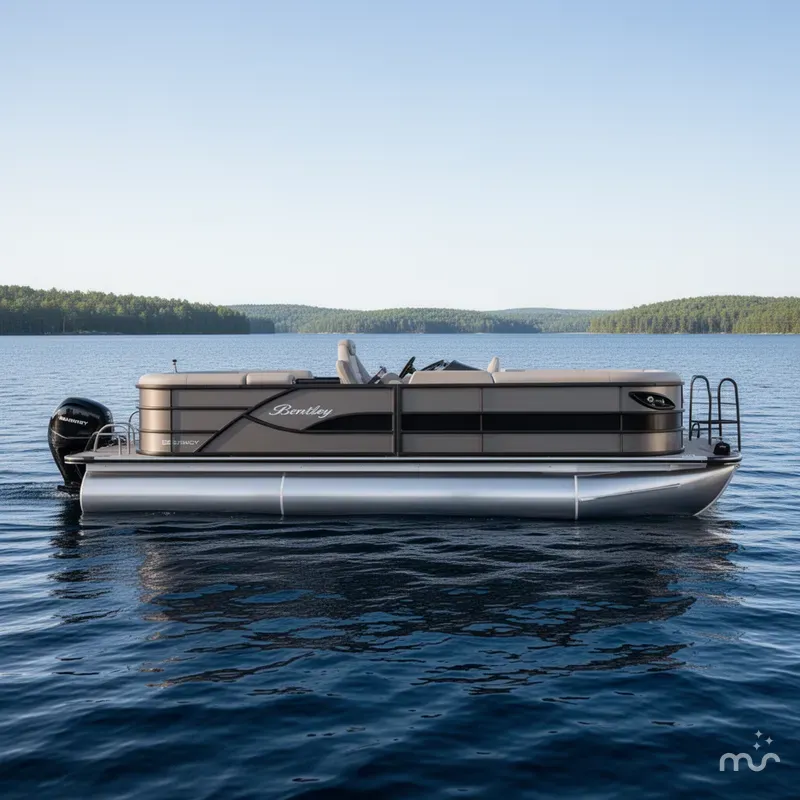 Slide: The Image of Bentley Pontoons LEGACY 223 NAVIGATOR TRI-TOON 2025 - 0