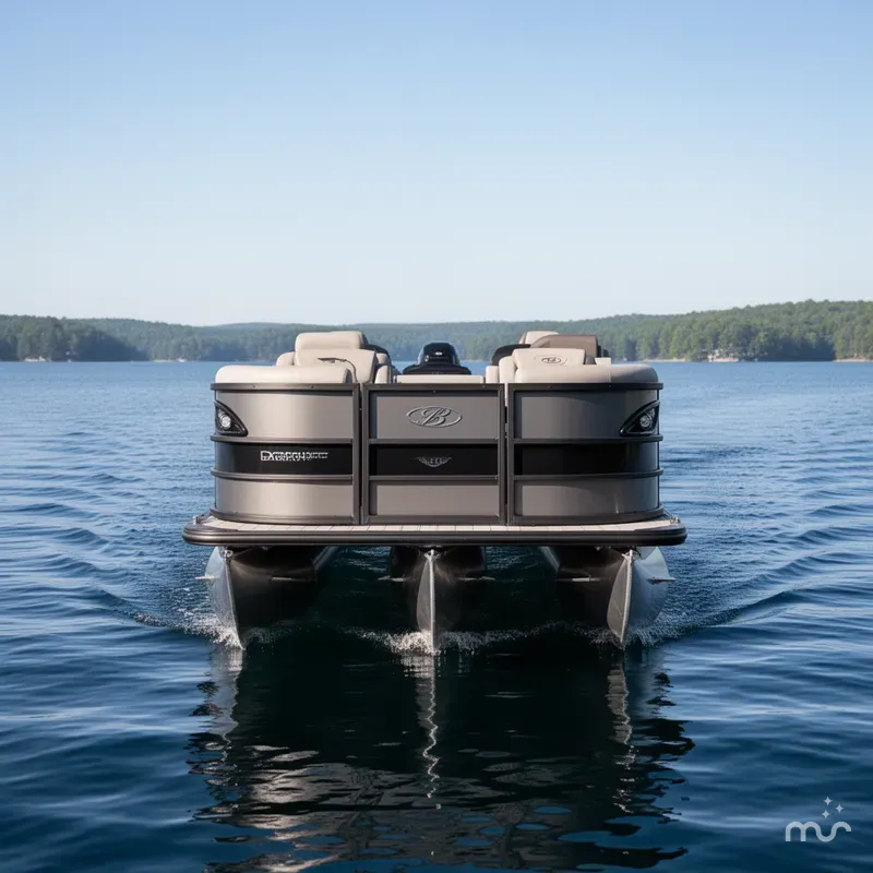 Slide: The Image of Bentley Pontoons LEGACY 223 NAVIGATOR TRI-TOON 2025 - 1