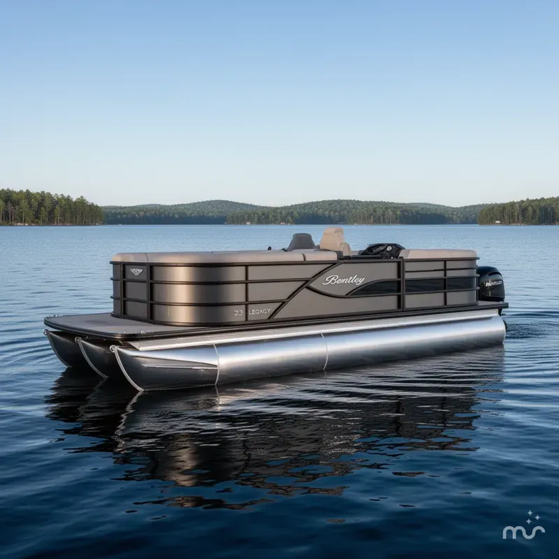 Slide: The Image of Bentley Pontoons LEGACY 223 NAVIGATOR TRI-TOON 2025 - 2
