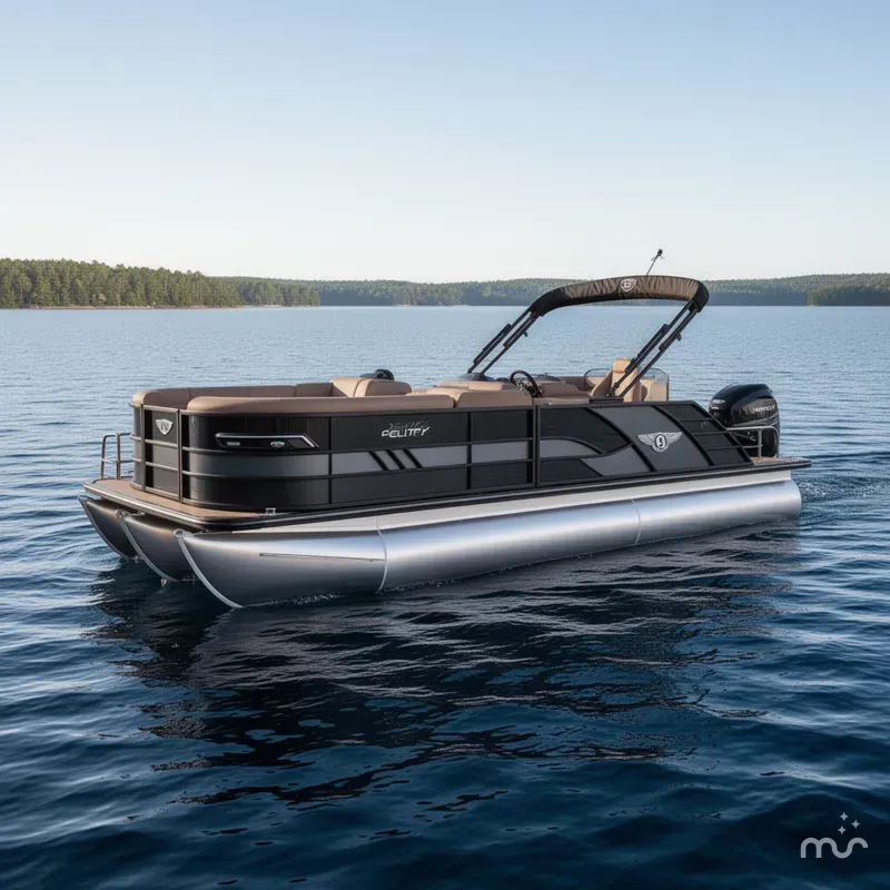 Slide: The Image of Bentley Pontoons ELITE 223 SWINGBACK TRI-TOON 2025 - 0
