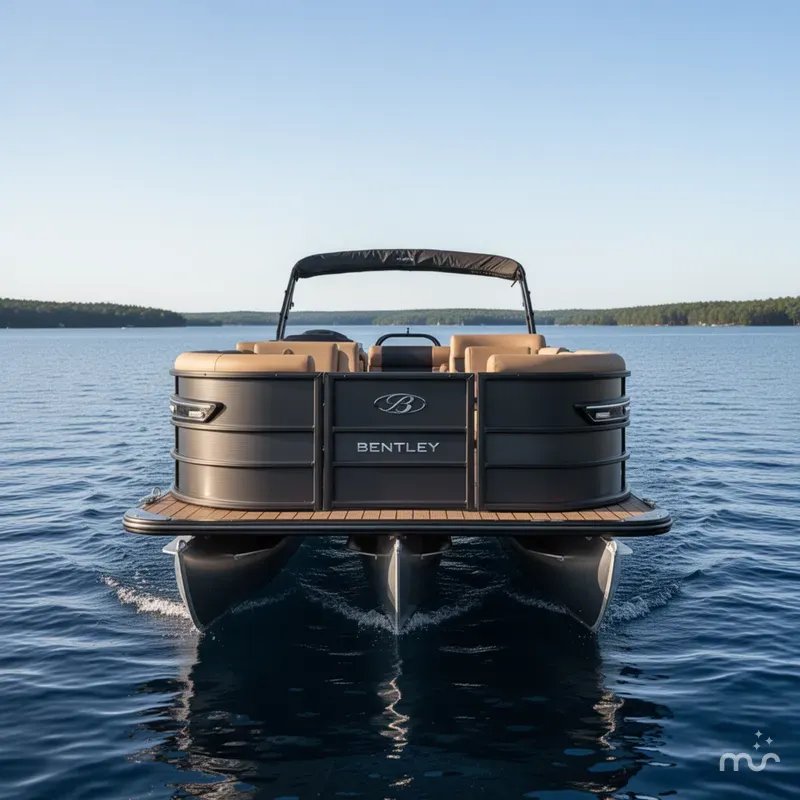 Slide: The Image of Bentley Pontoons ELITE 223 SWINGBACK TRI-TOON 2025 - 2