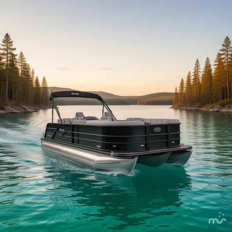 Slide: The Image of Bentley Pontoons Legacy 200 Swingback 2025 - 2