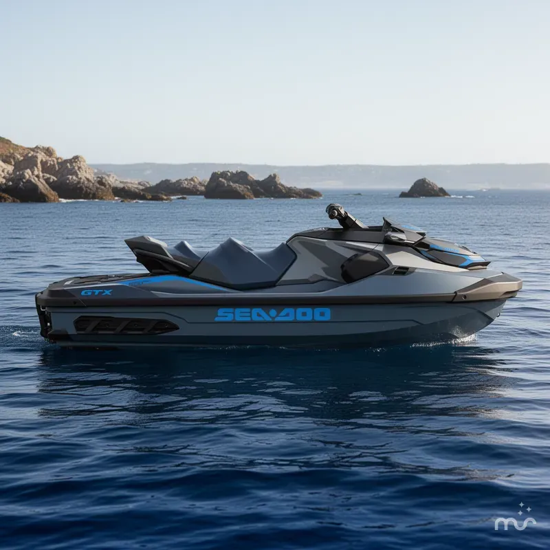 Slide: The Image of Sea-Doo GTX 300 Tech Package, audio, iDF, iBR 2025 - 2