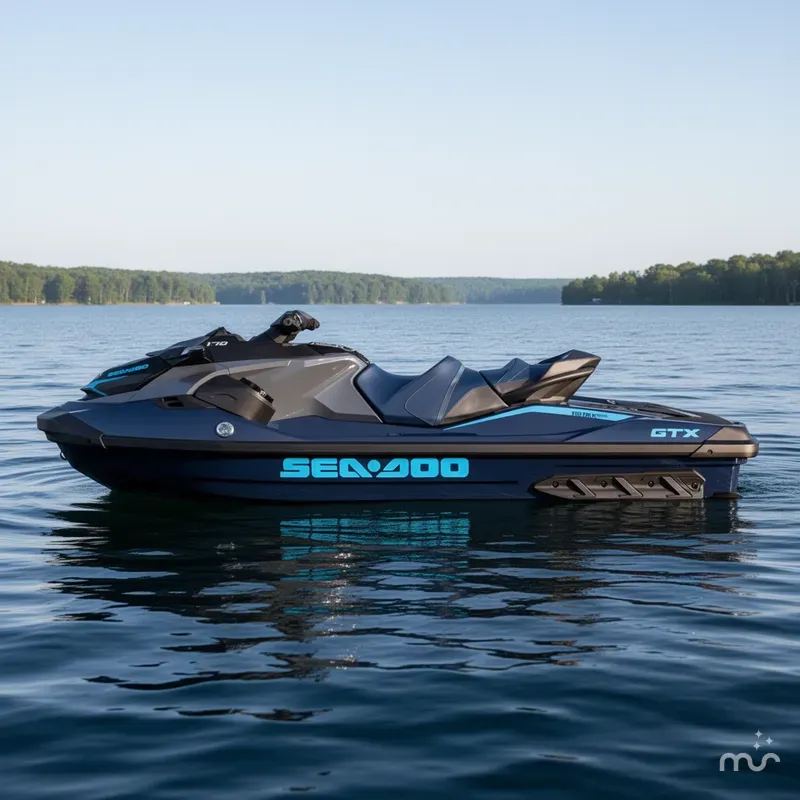 Slide: The Image of Sea-Doo GTX 170 Tech Package, audio, iDF, iBR 2025 - 2