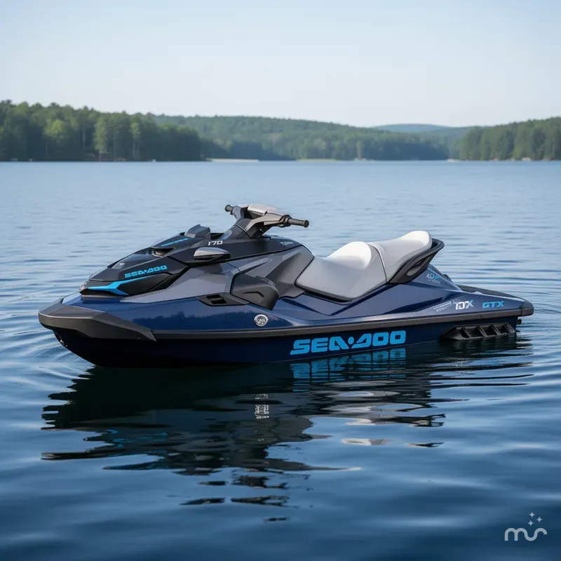 Slide: The Image of Sea-Doo GTX 170 Tech Package, audio, iDF, iBR 2025 - 4