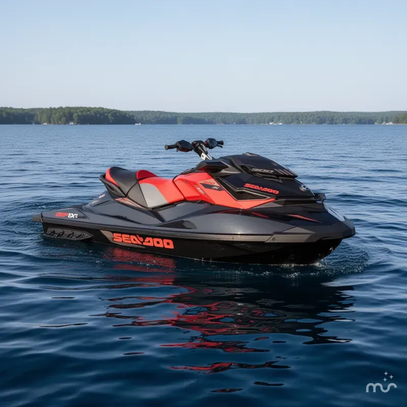 Slide: The Image of Sea-Doo RXP®-X® 300 Black and Lava Red 2019 - 0