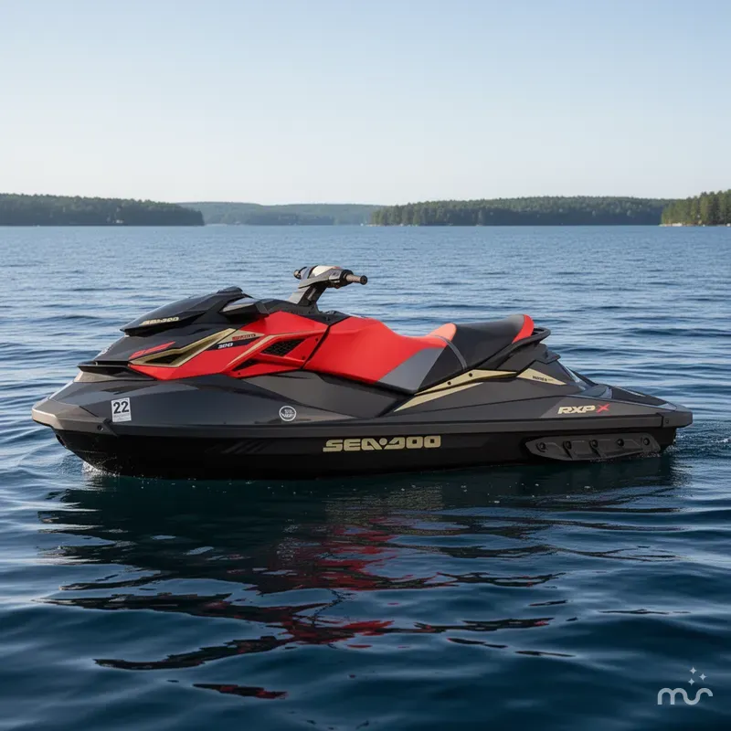 Slide: The Image of Sea-Doo RXP®-X® 300 Black and Lava Red 2019 - 1