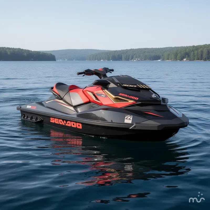 Slide: The Image of Sea-Doo RXP®-X® 300 Black and Lava Red 2019 - 0