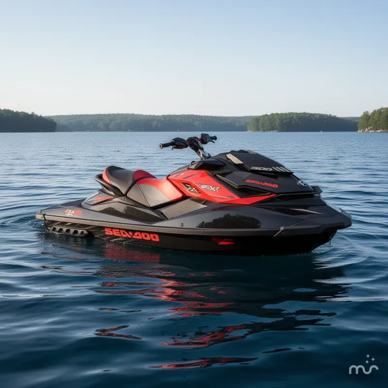 Slide: The Image of Sea-Doo RXP®-X® 300 Black and Lava Red 2019 - 0