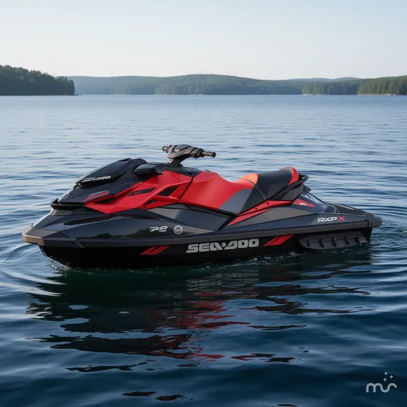 Slide: The Image of Sea-Doo RXP®-X® 300 Black and Lava Red 2019 - 1