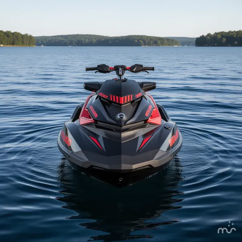 Slide: The Image of Sea-Doo RXP®-X® 300 Black and Lava Red 2019 - 2